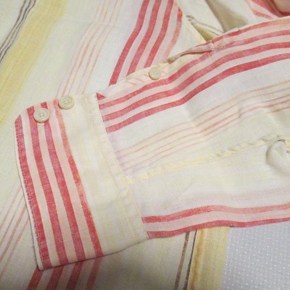 😎 TOMMY BAHAMA MEN’S STRIPE – MULTI-COLOR SHIRT – NEW SIZE XL 😎 - Picture 3 of 16